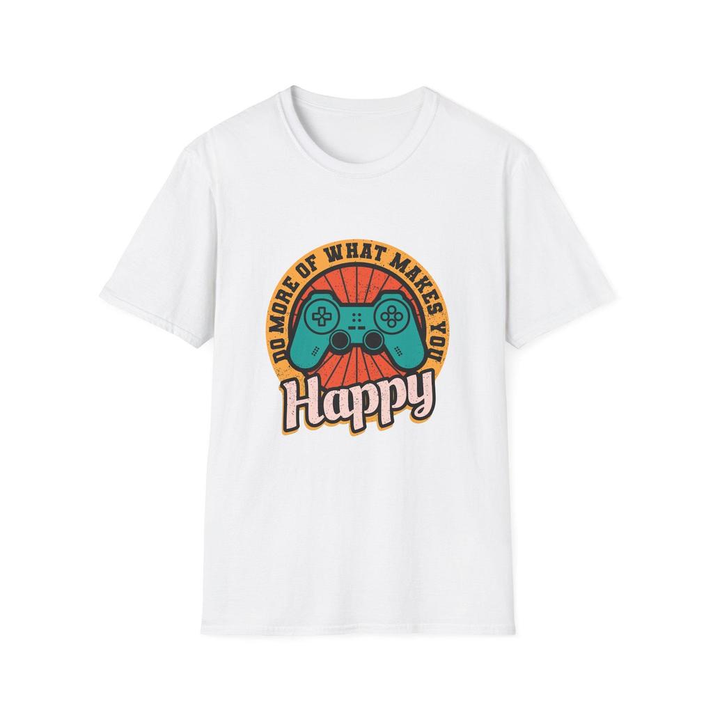 Do More of What Makes You Happy T-Shirt and kids tshirt | Retro Game Controller Design