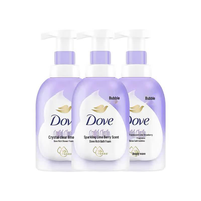 Dove Lime Berry Scented Foaming Shower Wash