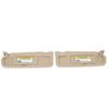 1 Pair Sun Visor Replacement Left and Right with Makeup Mirror Beige 83280 SNA A01ZB for Civic 2006