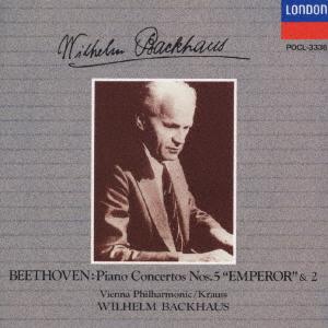 

CD BACKHAUS WILHELM BEETHOVEN KRAU Beethoven Piano Concerto No. 5 POCL3336 1993 Japan ObiClassical Used