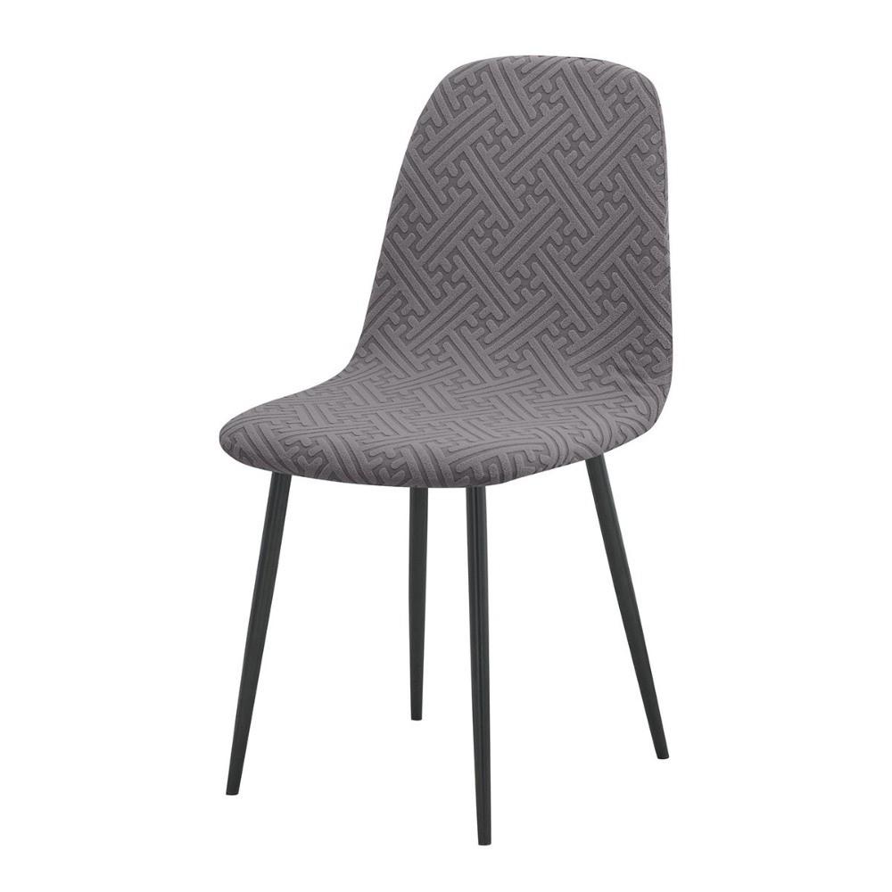 High Back Dining Chair Cover Elastic Spandex Jacquard Chair Cover Stretch Chair Cover  Dining Room