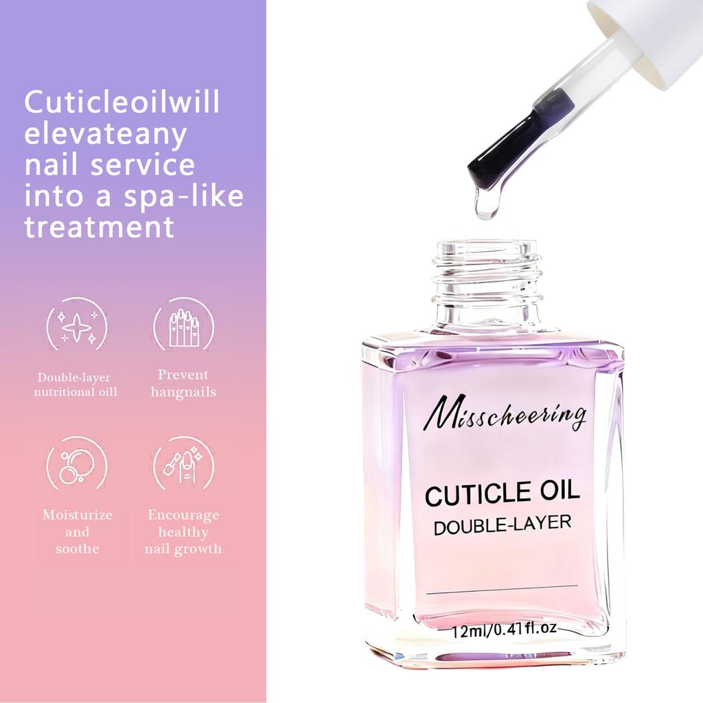 Nail Care Cuticle Double Layer Regenerating Oil Preventative Nail Polish Softener for Dead Skin Gel Manicure Care Tool