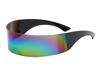 One-piece curved headband, sunglasses, punk style, European and American one-piece lenses, futuristic sense, street photography, fashion sunshade