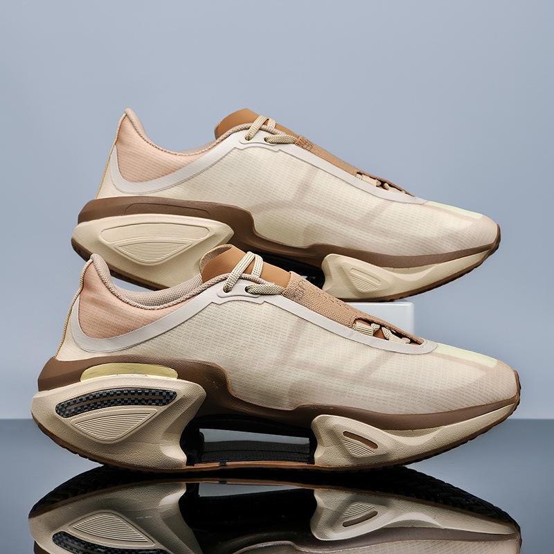 Middle school students running shoes 2025 new shock absorption professional running shoes men's breathable shoes non-slip
