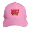 El Diablo Baseball Cap Contrast Two Tone Brim Snapback Flat Bill Strapback Dad Hat