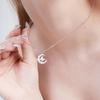Moon Butterfly Necklace Summer Collarbone Chain With Star Sparkling Zircon Simple And Elegant Minimalist Luxury Unique Gift For Girlfriend