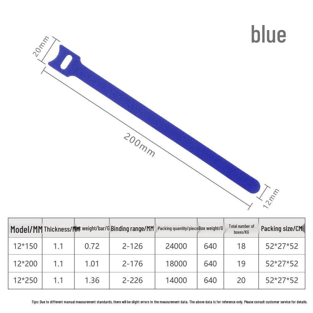 Nylon Cable Organizer Self-Adhesive Strap - Power Cord Storage Tie with T-Shaped Hook and Loop
