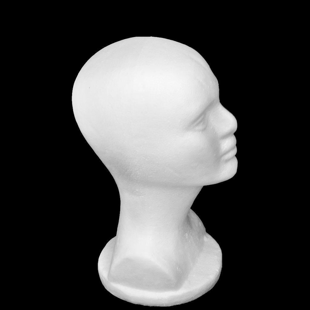 

Foam Male Head Stand Model Display Wig Hair Hats Cap Holder