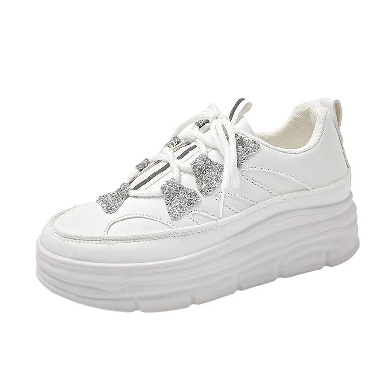 Fashion Platformed Brown Loafer Women High Ladies Sneakers Boots Women's Shoes Sport Sneakeres Clearance Loafer'lar Upper