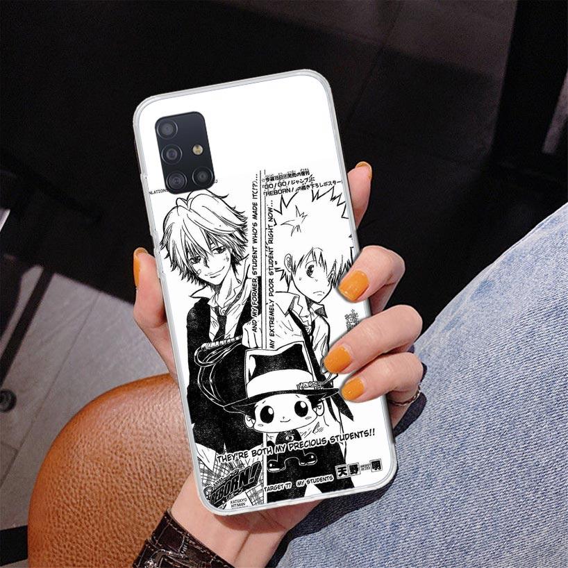 Katekyo Hitman Reborn Phone Case For Samsung Galaxy A52 A32 A22 A12 A51 A31 A50S A30S A20S A10S Note 20 Ultra 10 Plus S10 A72 A7