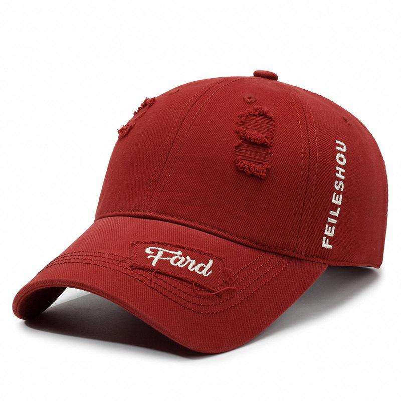 Northwood Retro Distressed Washed Baseball Cap for Men Women Fashionable Personalized Versatile Sun Protection Hat Peaked Cap