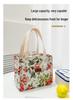 Stylish Large Capacity Aluminum Foil Bento Lunch Bag for Women