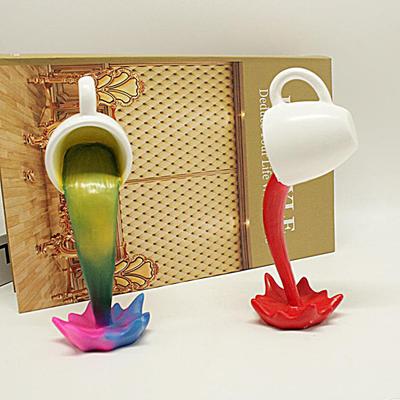 Práctica taza de café decoración festiva efecto 3D decoración del hogar