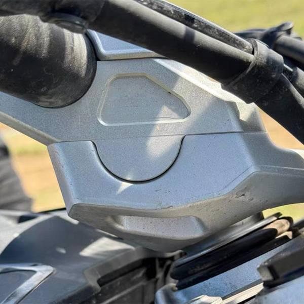 Silberne Aluminiumlegierung Motorrad-Lenkererhöhungen für BMW R1300G (1 Paar)