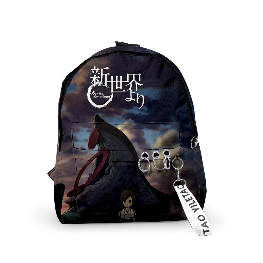 Classic From the New World Backpacks Boys/Girls Pupil School Bags 3D Print Keychains Oxford Waterproof Cute Small Backpacks