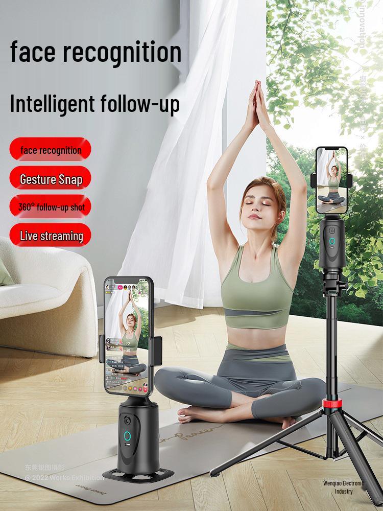 360° AI Auto-Follow Gimbal with Face Recognition