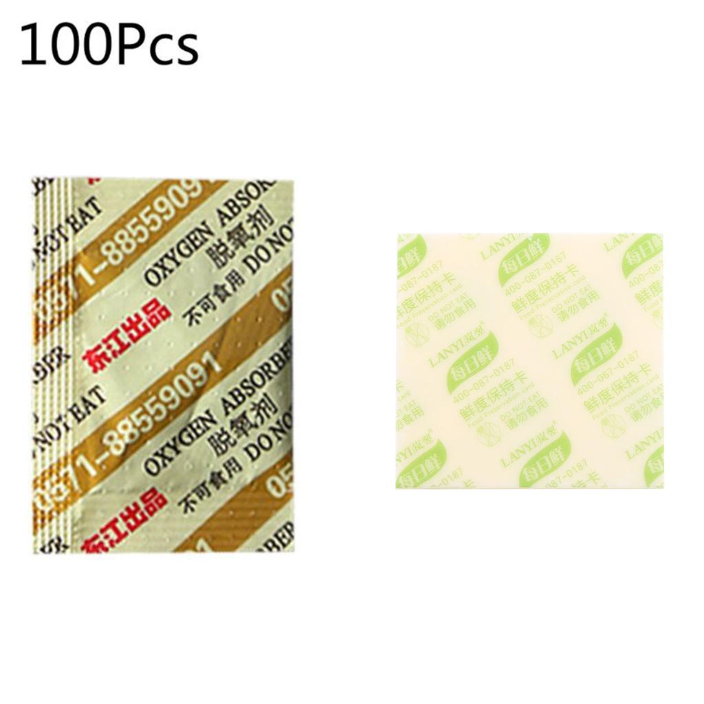 Mooncake Desiccant 100 Bags Long Term Food Grade Bakery Moon Cake Storage