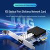 Realtek RT8127AF 10G PCIe 4.0 Network Card, Single Copper & Optical Fiber Port