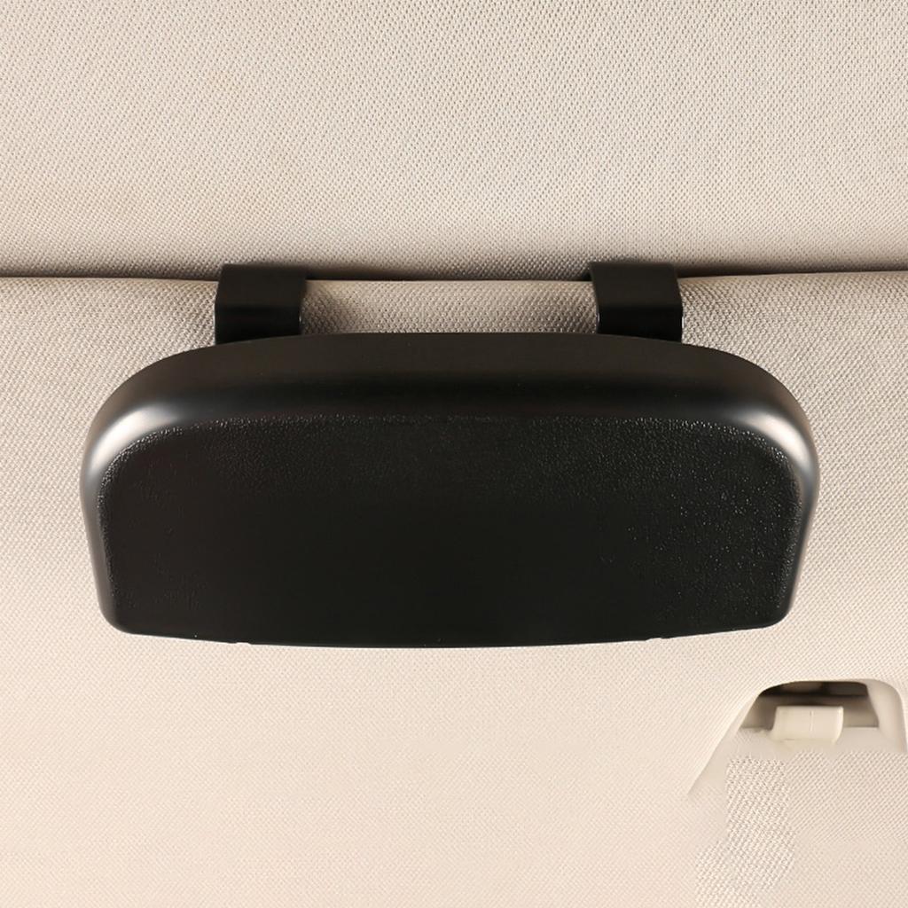 Car Mounted Glasses Clip Multifunctional Car Sunshade Glasses Box Sunglasses Storage Box