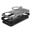 For iPhone 17 Pro Magnetic Case Rotating Metal Kickstand Shockproof PC+TPU Phone Back Cover