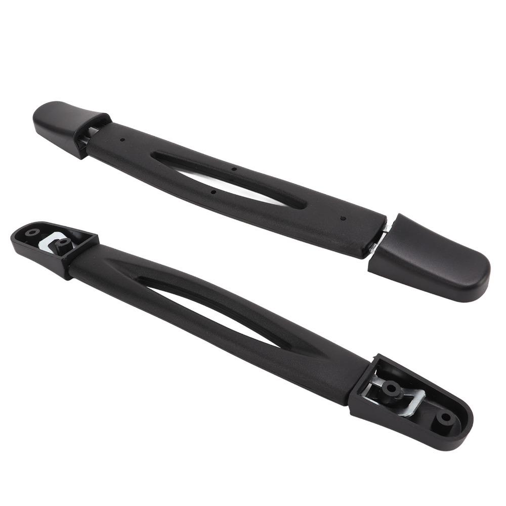 2 Pcs /Set Durable Plastic Luggage Pull Handle Flexible Easy Install Replacement Handle Luggage Handle For Repairing