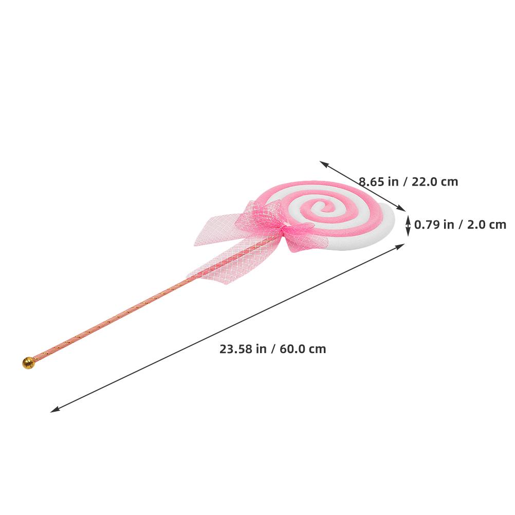 2 st Jättelånga klubbor Rekvisita Stor klubbmodell Simulering Jättekäppar Festgodisdekoration Festival Falsk jättekäpp Prydnad