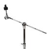 aleawol Cymbal Stand, Height Adjustable 70-120cm, High Boom and Straight Combo, Double Leg Boom, with Rubber Feet, Musical Instrument Accessory (Silve