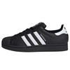 adidas Originals Superstar 2 Leather Low Top Skateboard Shoes Unisex Beige Black JI0079(Team443-)