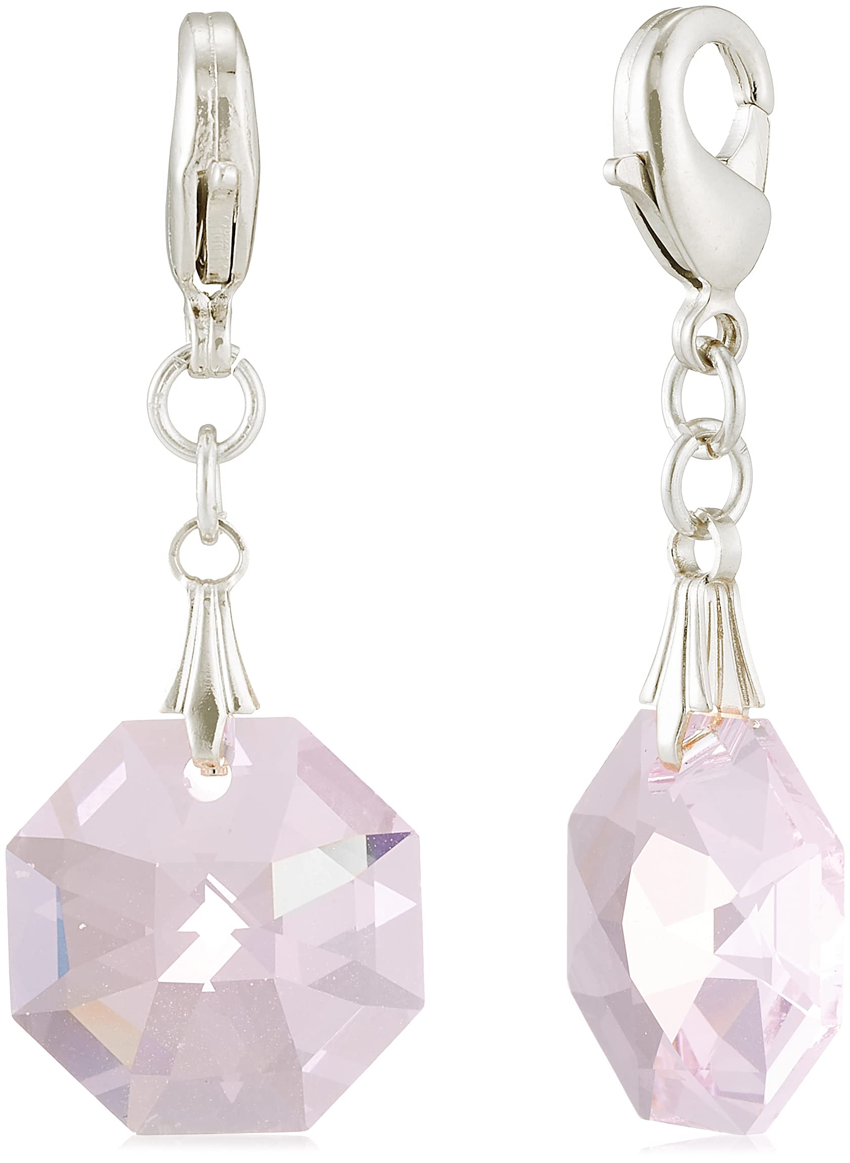 

F-Style Women s RosalinRosalin Small Octagon Keychain with Extra Charm