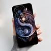 Phone Case For LG Q61/K61 Soft Silicone Black Case Ins Style Popular Pattern Moonlight Love Tree LMQ630N LMQ630 Casing