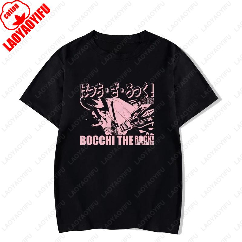 Classic Special Men Women TShirt Bocchi The Rock Gotou Hitori Japanese Manga Anime Cotton Tees Hip Hop Graphic Short Sleeve Gift