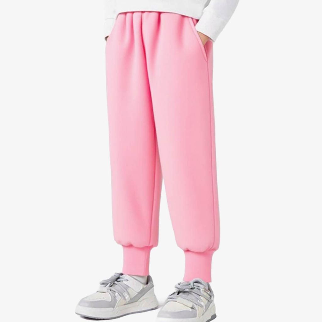 Jungen Mädchen Lockere Sport-Bündchen-Schweißhosen Elastische Taille Hosen