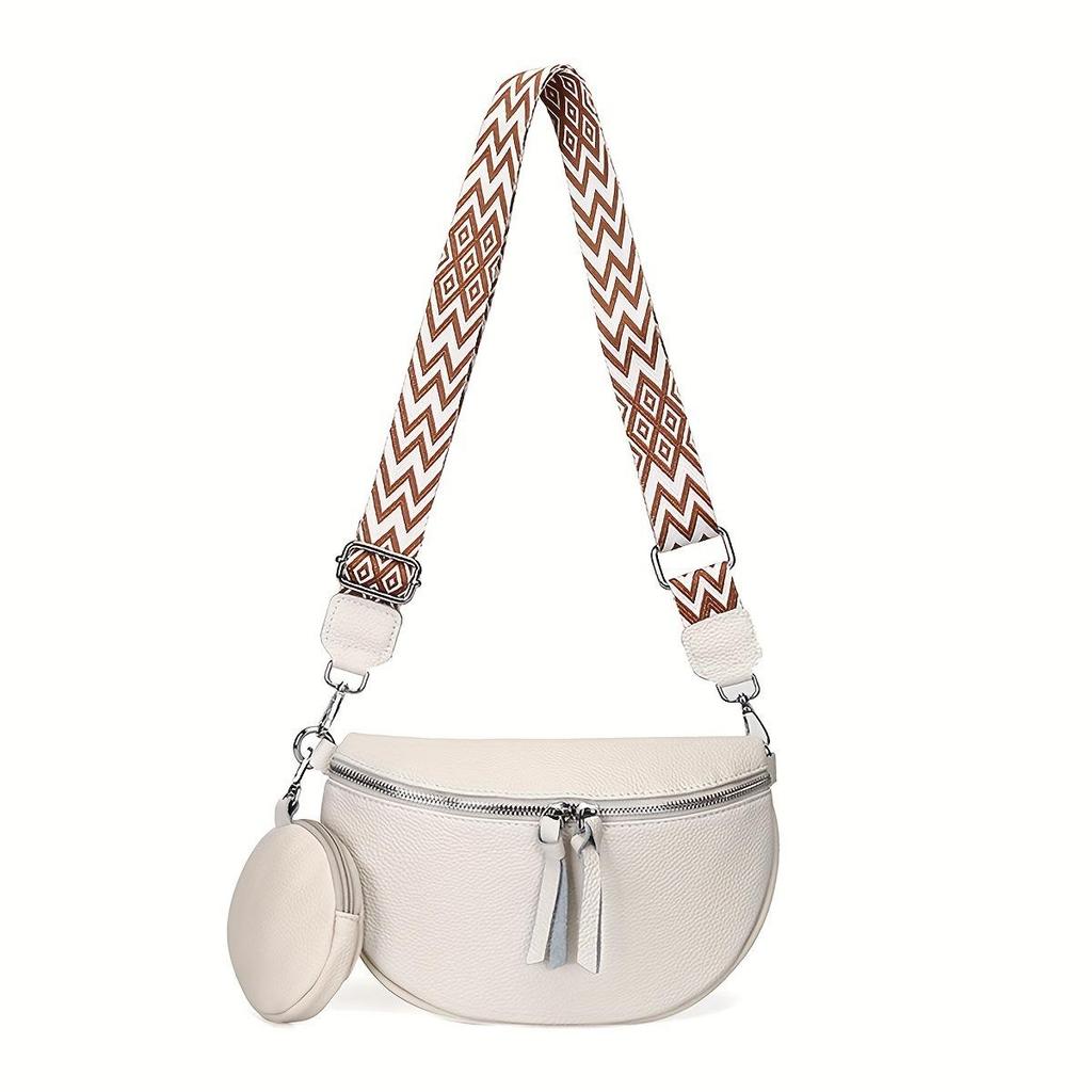 Casual Women's Waist Bag Fashionable Crossbody Women's Chest Bag Single-shoulder Genuine Leather Women's Bag