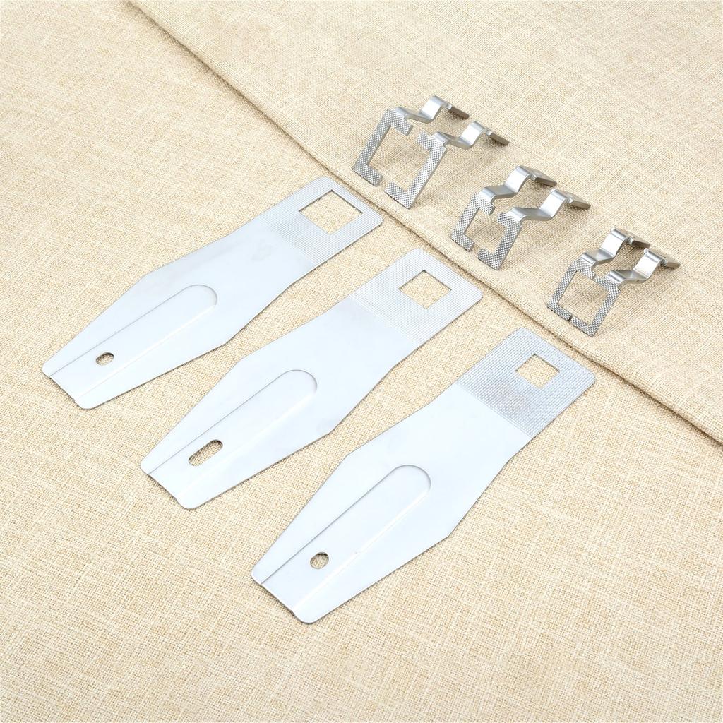 Metal Industrial Sewing Machine Work Clamp Foot(Presser Foot) and Feed Plate(Needle Plate) Set Fit For Juki 1900 Sewing Machine