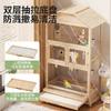 Solid Wood Luxury Parrot Cage,large Transparent Household Aviary Suitable for Black Phoenix and Peony Parrots,high-end
