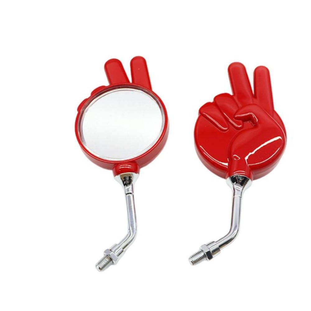 

Мотоциклетное зеркало заднего вида 8 мм по часовой стрелке Универсальное зеркало заднего вида Мотоциклетное электрическое красный
