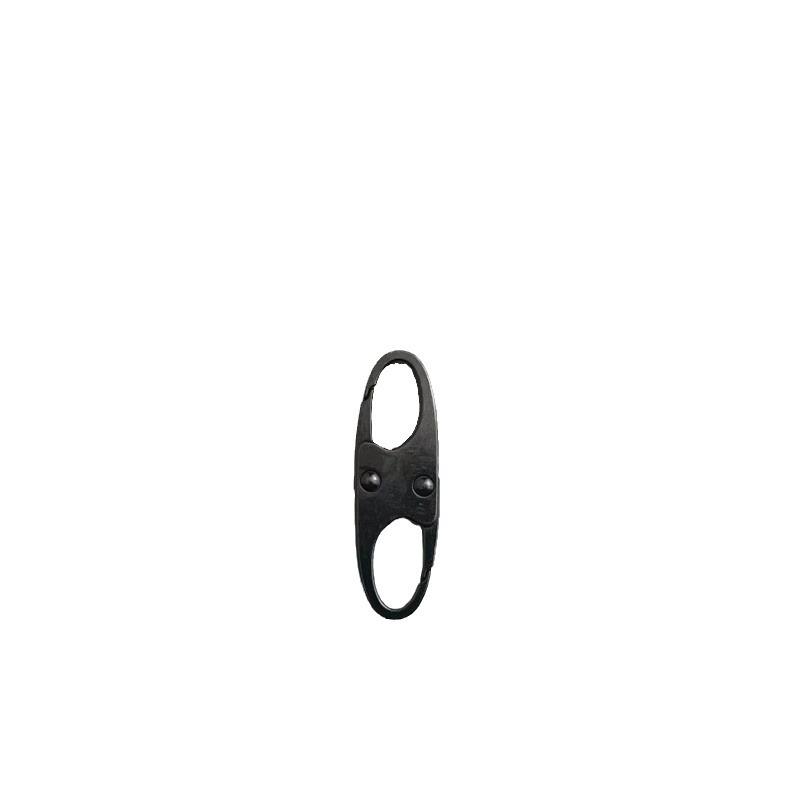 Detachable 8-Shape Zipper Puller & S-Shape Luggage Spring Hook Key Buckle Gold