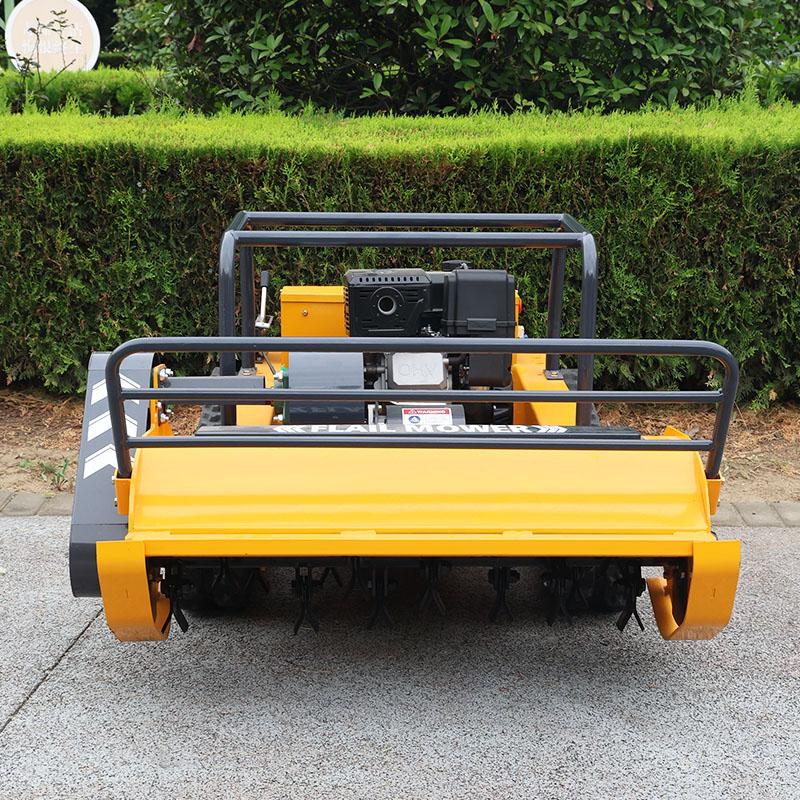 European Spot Remote Control Lawn Mower, Strong Power Output, Trim Thick Weeds & Bushes, Riverbank Slope Farm Outdoor Mowing