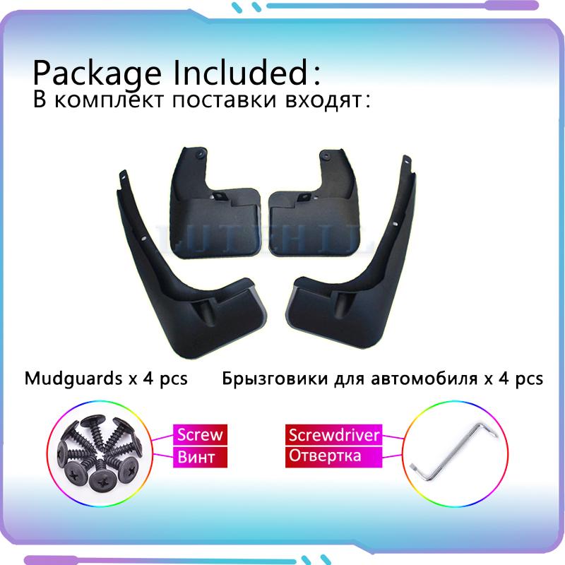 Für Facelifted Toyota RAV4 2016 2017 2018 Set Geformte Auto Schmutzfänger Schmutzfänger Spritzschutz Schmutzfänger Kotflügel Kotflügel