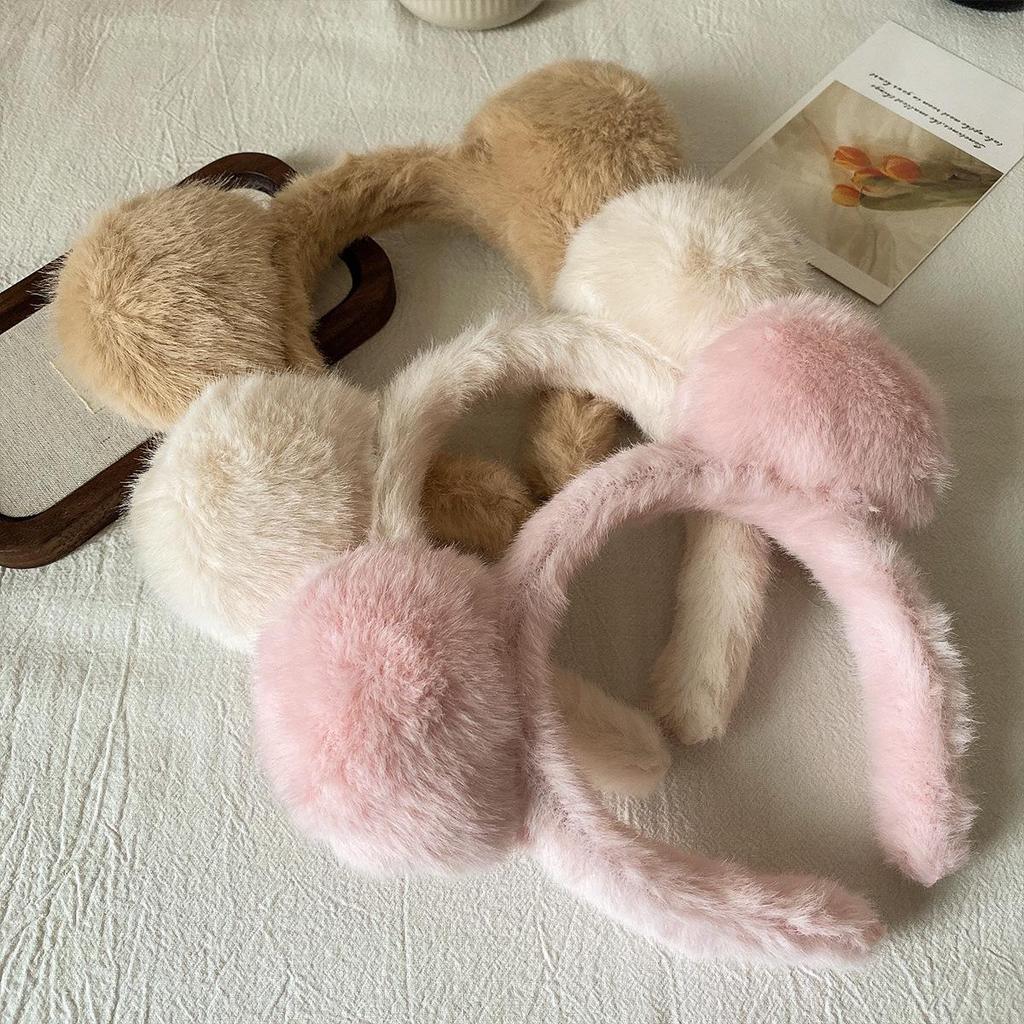 2025 Multi-color Kitty Bow Headband: Cute Cartoon Plush for Women