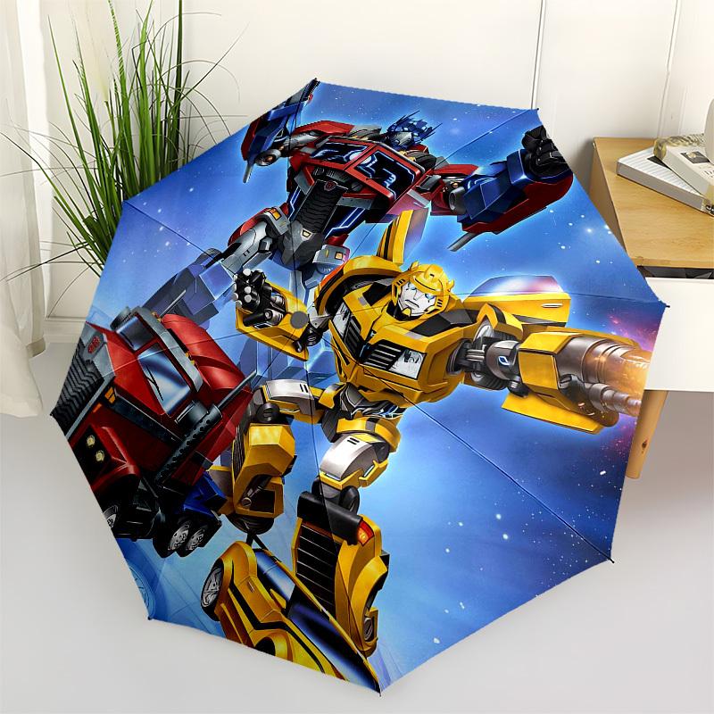 

Transformers, Robots Automatic Opening and Closing, 8 rib Structure Portable Umbrella, Suitable for Men and Women in All Seasons Perfect Gi