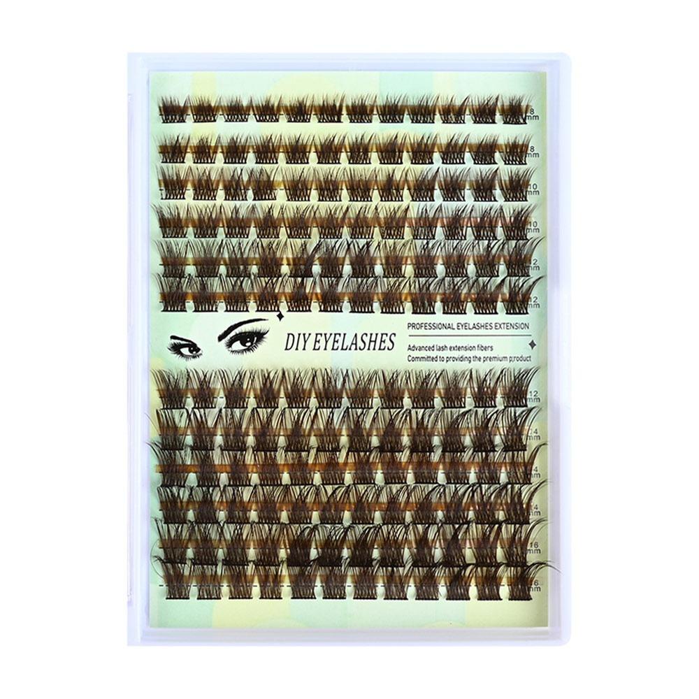 Single Cluster Segmented Eyelashes Soft Fluffy DIY Grafting Eyelashes  Women's Beauty