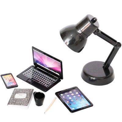 1 Set Amusing Realistic Looking Multipurpose Compact Dollhouse Miniature Computer Phone Model Toy for Kids