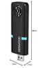 KENWOOD CAX-DM01 Black Low-Concentration Ozone Generator, USB Type, Filterless, Fanless, for Disinfection and Deodorization.
