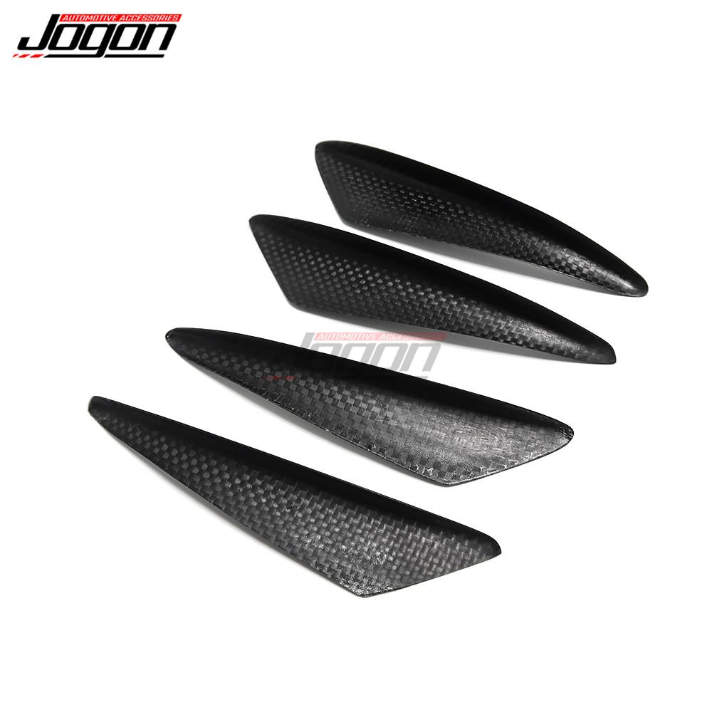 För BMW M2 E90 E92 M3 M5 M6 E93 F10 F12 F13 F16 F87 Tillbehör Kolfiber Framskärm Sidokanal Vingdelare