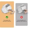 Sivaphe 3 Cup Moka Pot Replacement Infuser Parts for Aluminum Italian Stovetop Espresso Coffee Maker, 1 Filter and 3 Silicone Gasket Seals