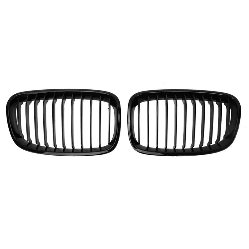 For BMW 1 Series F20 F21 116i 118i Grille Car Front Grill Kidney Grilles Gloss Black Racing Grill 2011-2014 Accessories