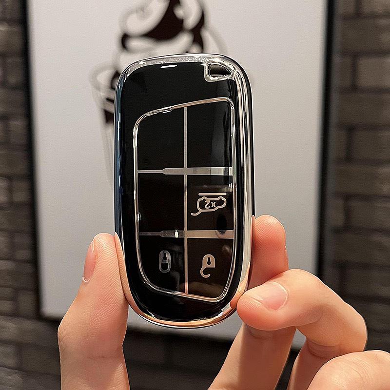 

Jeep Compass & Cherokee Key Case - Compatible with Grand Cherokee, Renegade, and Commander.