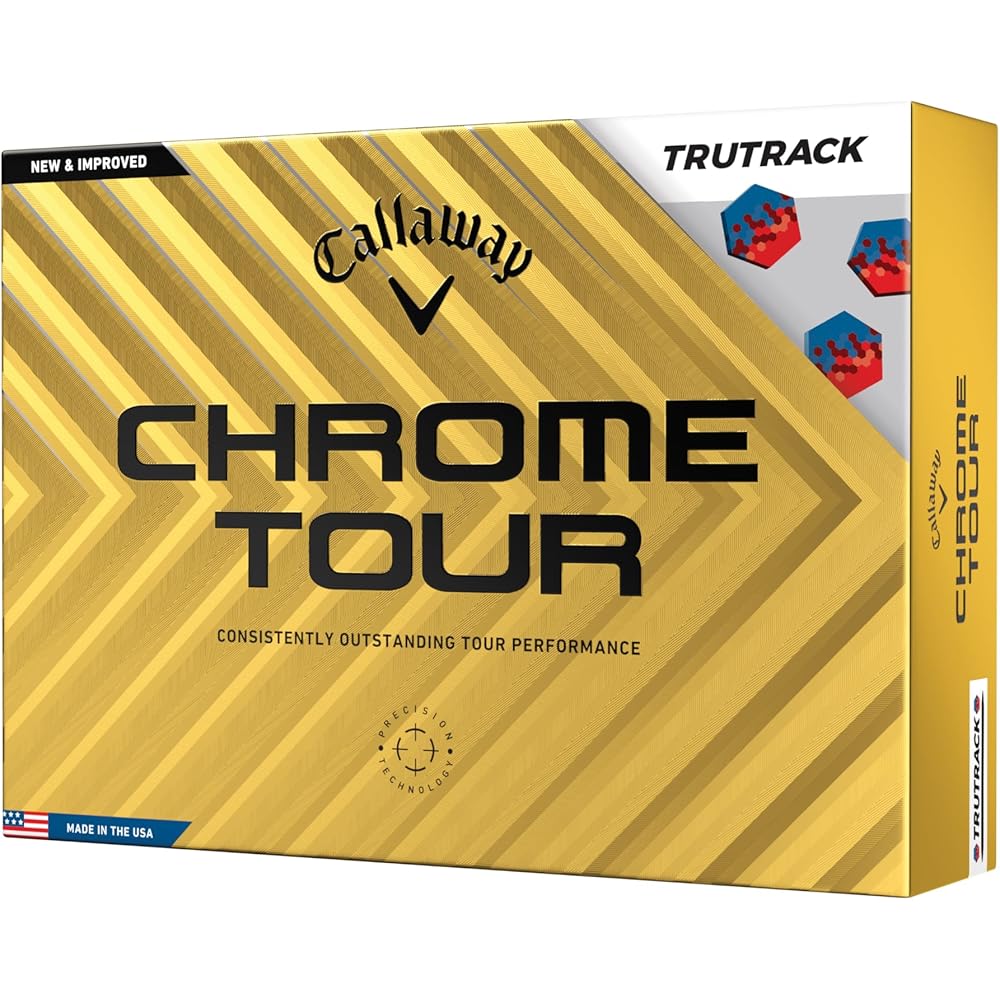 Callaway Chrome Tour Golf Balls 24 Pack 4-Piece Structure White