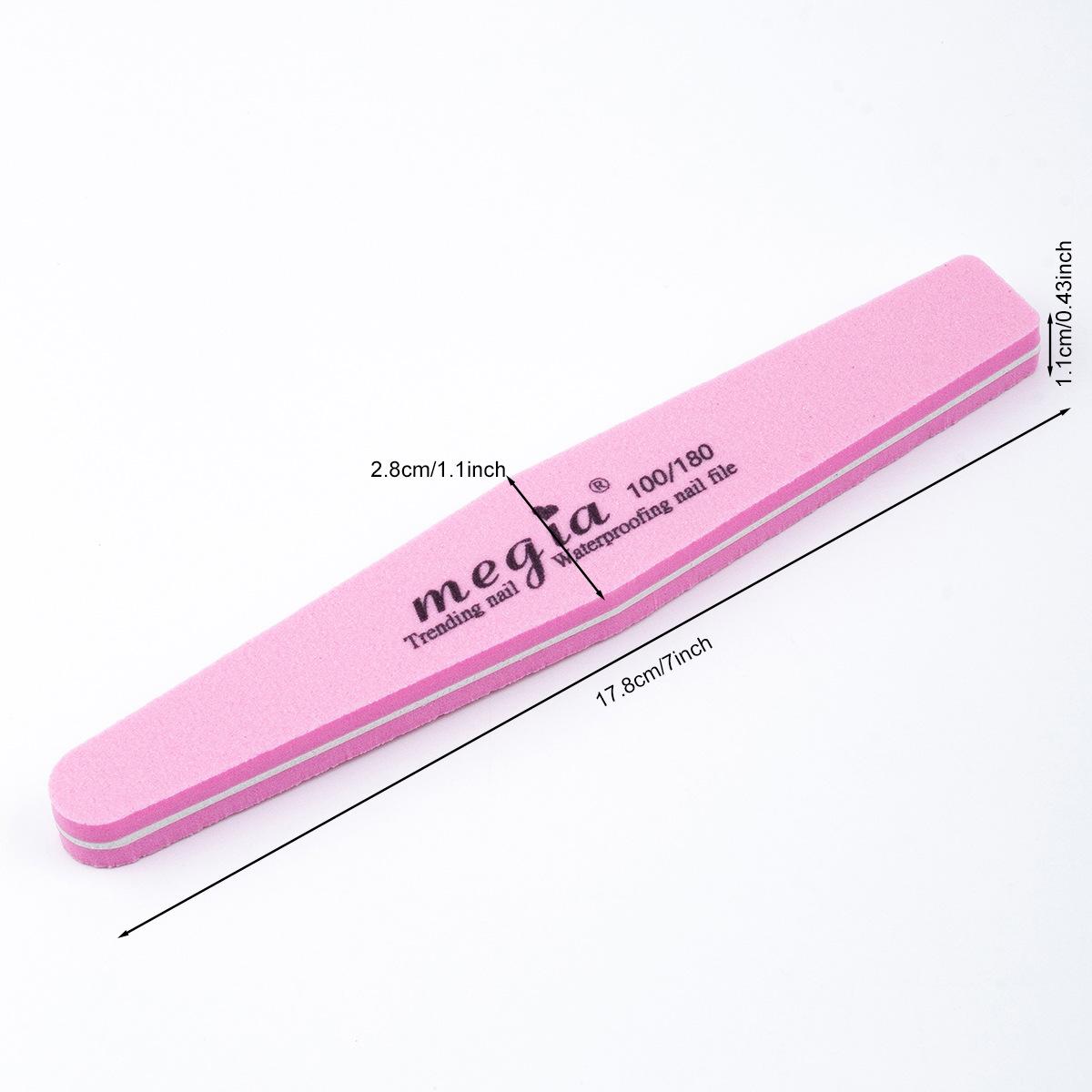 

ПИЛОЧКИ ДЛЯ НОГТЕЙ: Полировальные полоски Diamond Sponge с эластичным хлопком и двухсторонней матовой текстурой Blank, No Logo